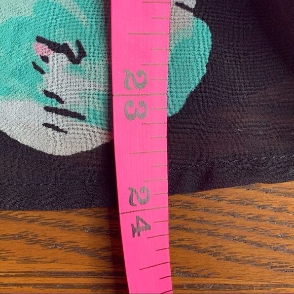 Ann Taylor Black & Pastel Off Shoulder Top - Picture 9 of 13